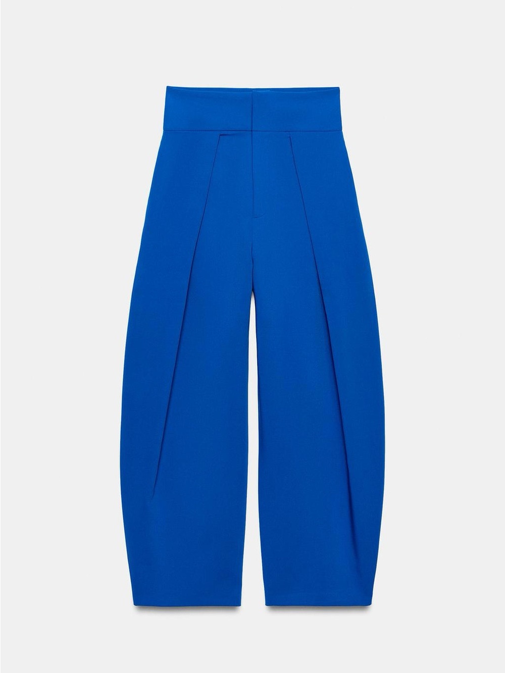 Zara Red High-Waist Wide Leg Pants. POP - Picture 8 of 15